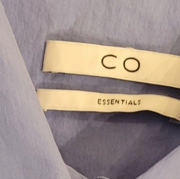 CO EXAGGERATED SHOULDER SLEEVELESS SHIRT DRESS - Picture 9 of 9